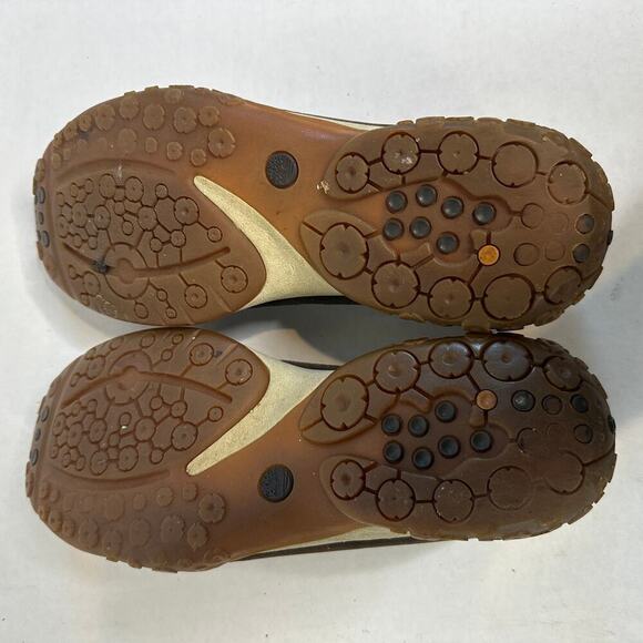 Timberland Size 9 Nubuck Leather Slip On Flats Loafer Brown Outdoor Commuter - Picture 6 of 9